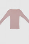 BASERANGE Ribbed Long Sleeve Top T-shirt TTVL Collection France BAS-TTVL-RB-SP24-HAPTIC TTVL